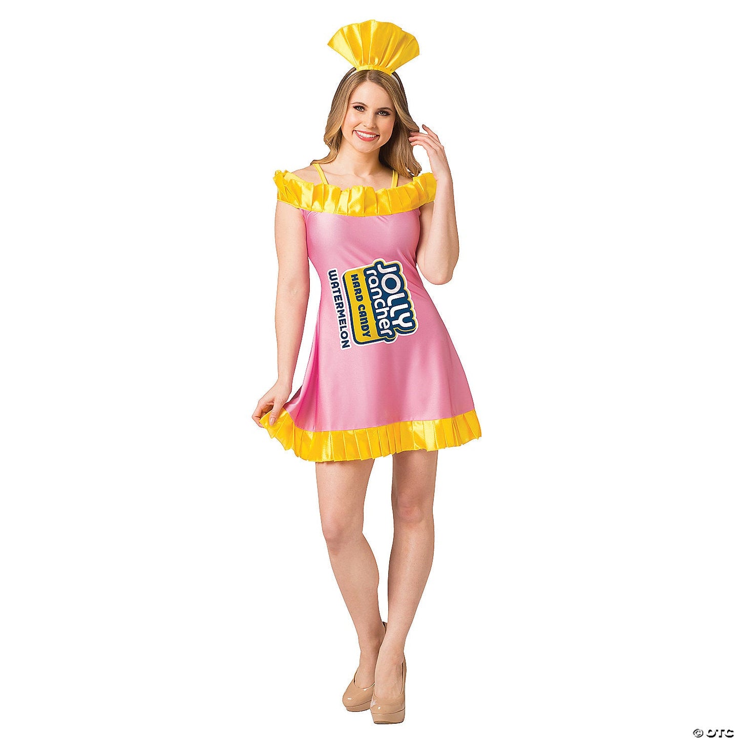Women's Watermelon Jolly Rancher Dress Costume, M - L