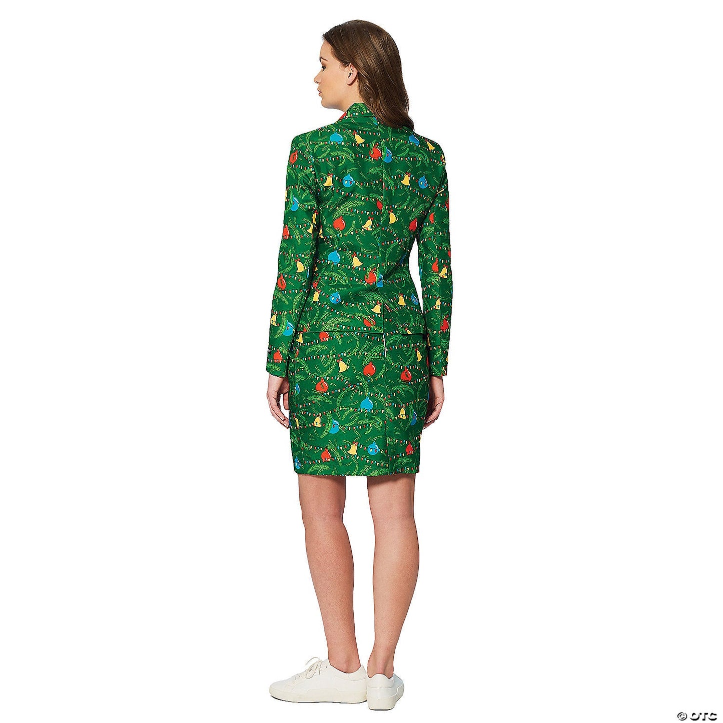 Women's Green Christmas Tree Suit - Medium